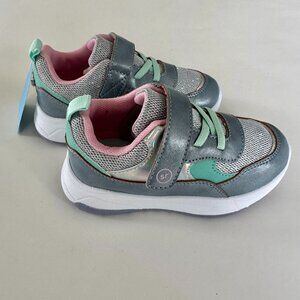 Stride Rite Toddler Sneakers | Hook & Loop, Lightweight | Bean Grey | 10M | NWT